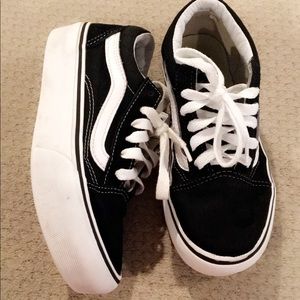 Girls platform Vans